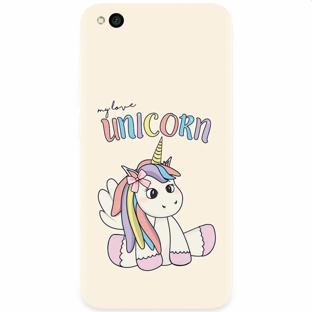 Husa silicon pentru Xiaomi Redmi Go, My Love Unicorn