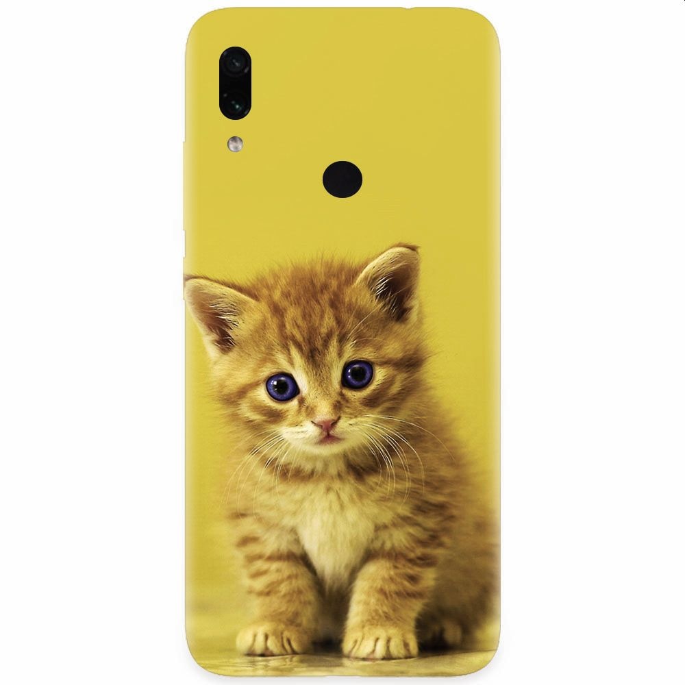 Husa silicon pentru Xiaomi Redmi Note 7, Baby Kitten