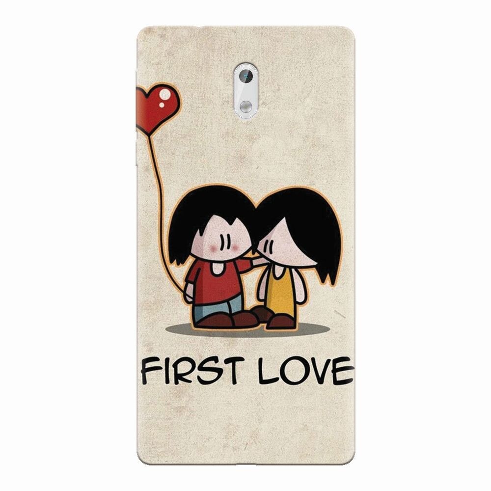 Husa silicon pentru Nokia 3, First Love Great Lock Screen