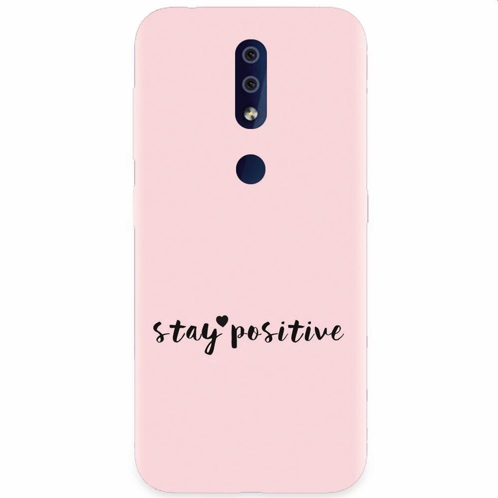 Husa silicon pentru Nokia 4.2, Stay Positive