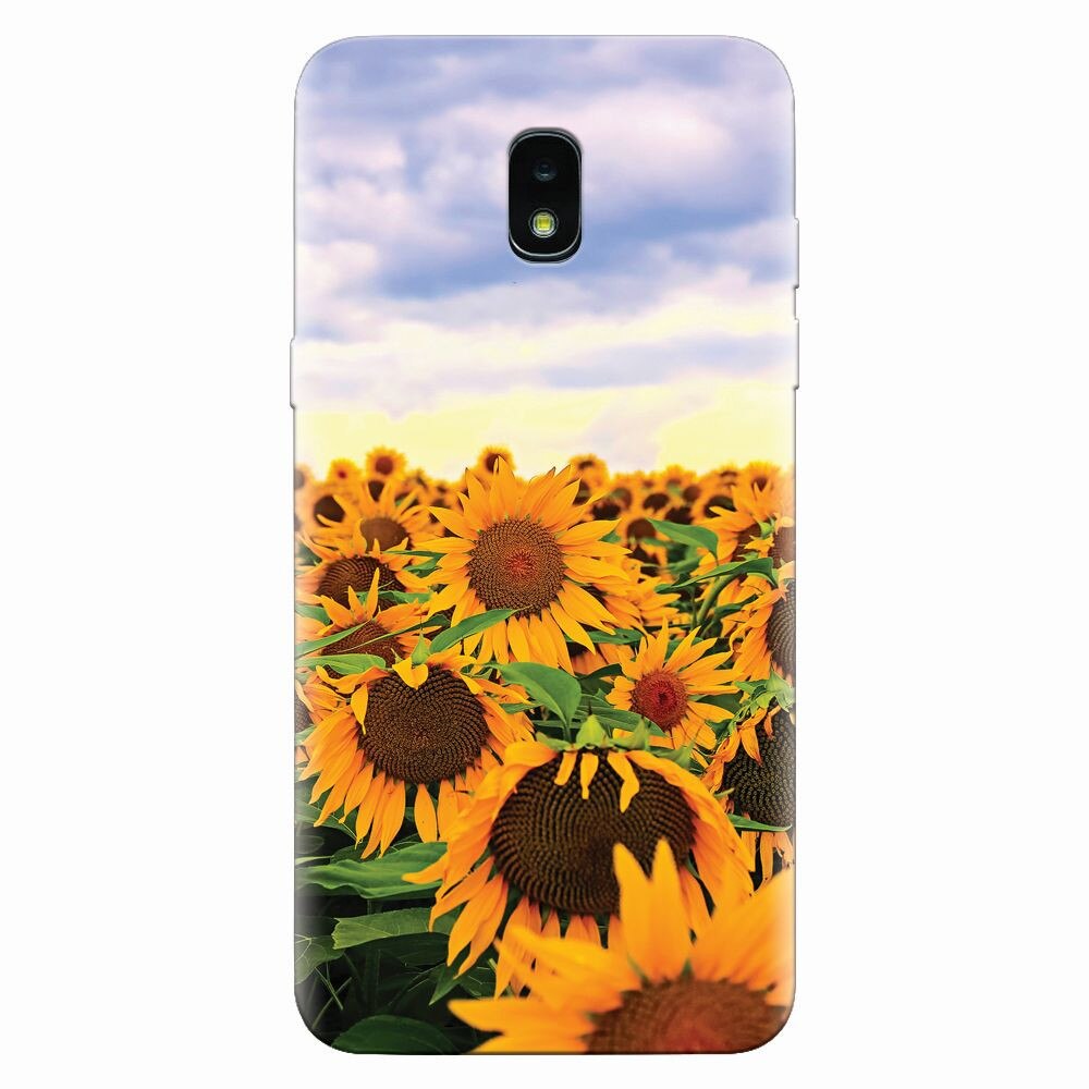 Husa silicon pentru Samsung Galaxy J3 2018, Sunflowers