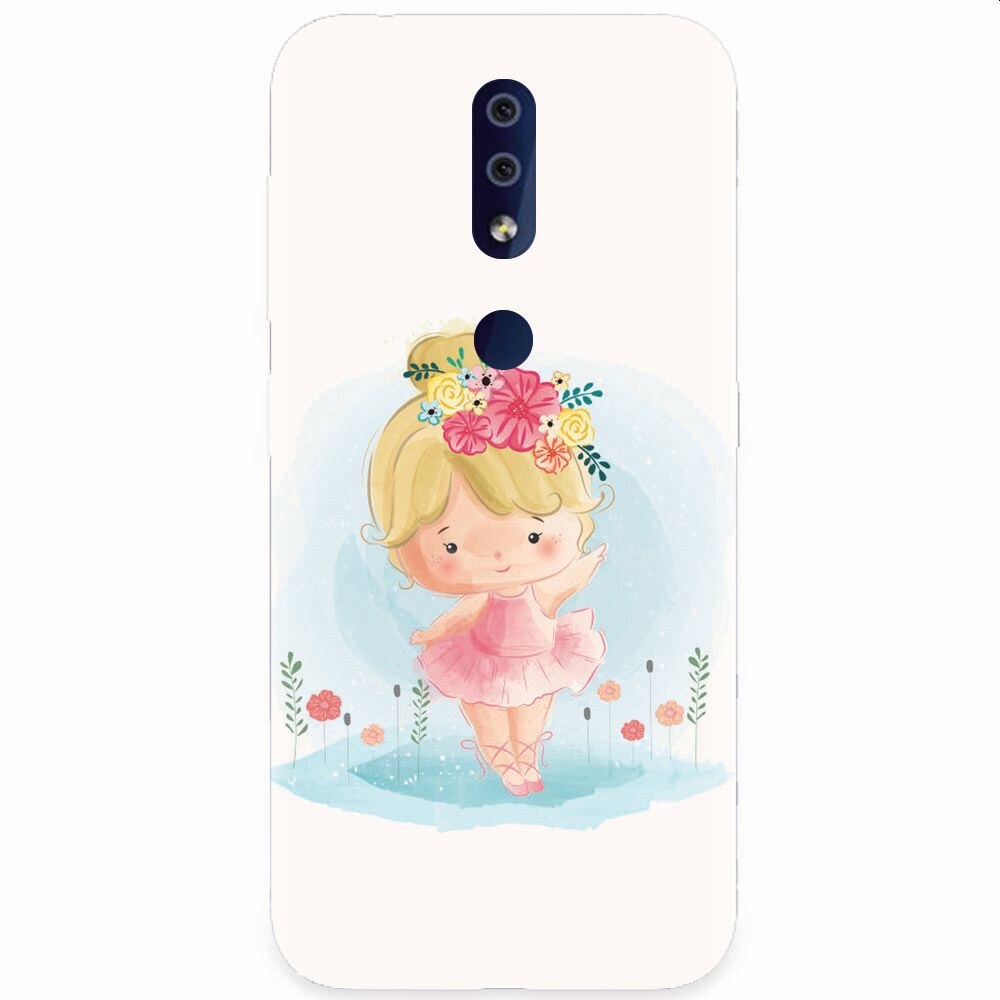Husa silicon pentru Nokia 4.2, Balerina