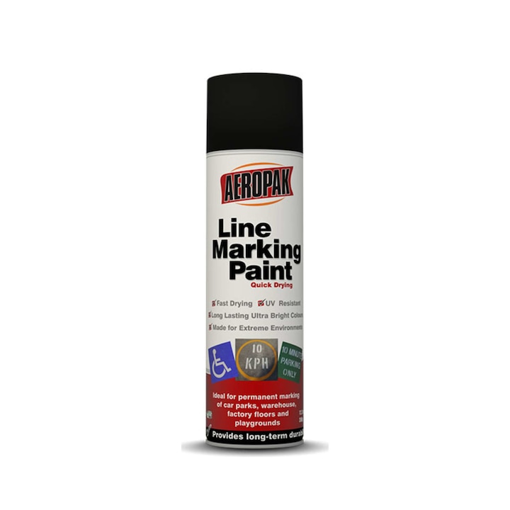 AEROPAK Jelölő spray sárga /Line Marking paint spray yellow 500ml