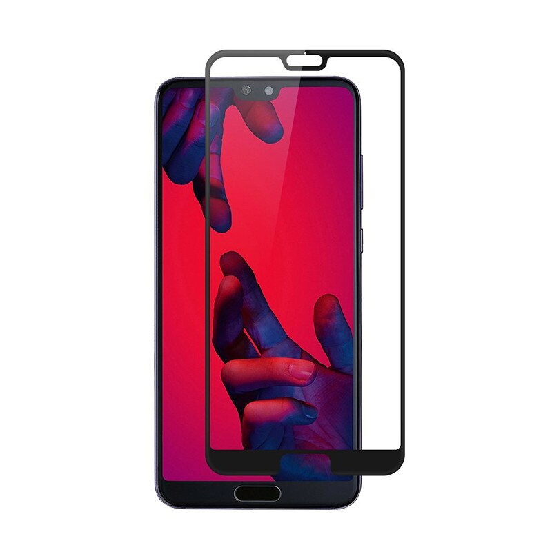 Folie sticla Aisi full size Full Glue pentru Huawei P20 Pro - Negru