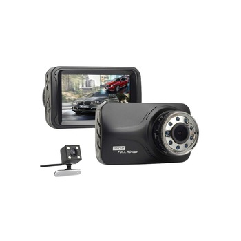 Camere auto DVR dubla, fata si spate, Full HD, 170 grade, 3 inch Camere auto DVR dubla, fata si spate, Full HD, 170 grade, 3 inch