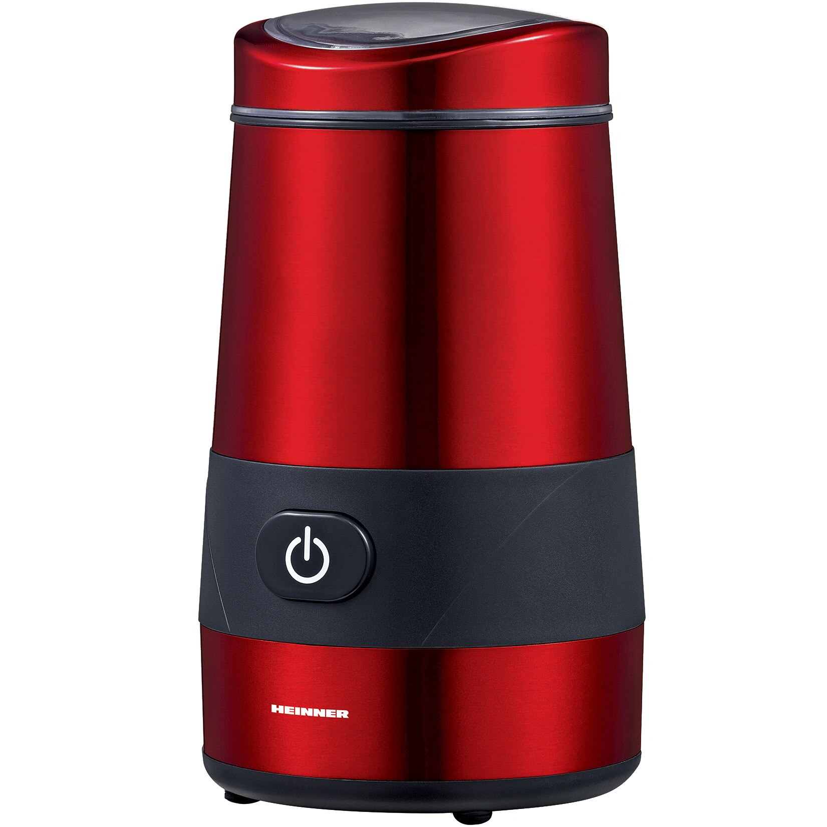 Rasnita electrica Heinner HCG-200RED, 200 W, 60 g, Interior Inox, Rosu