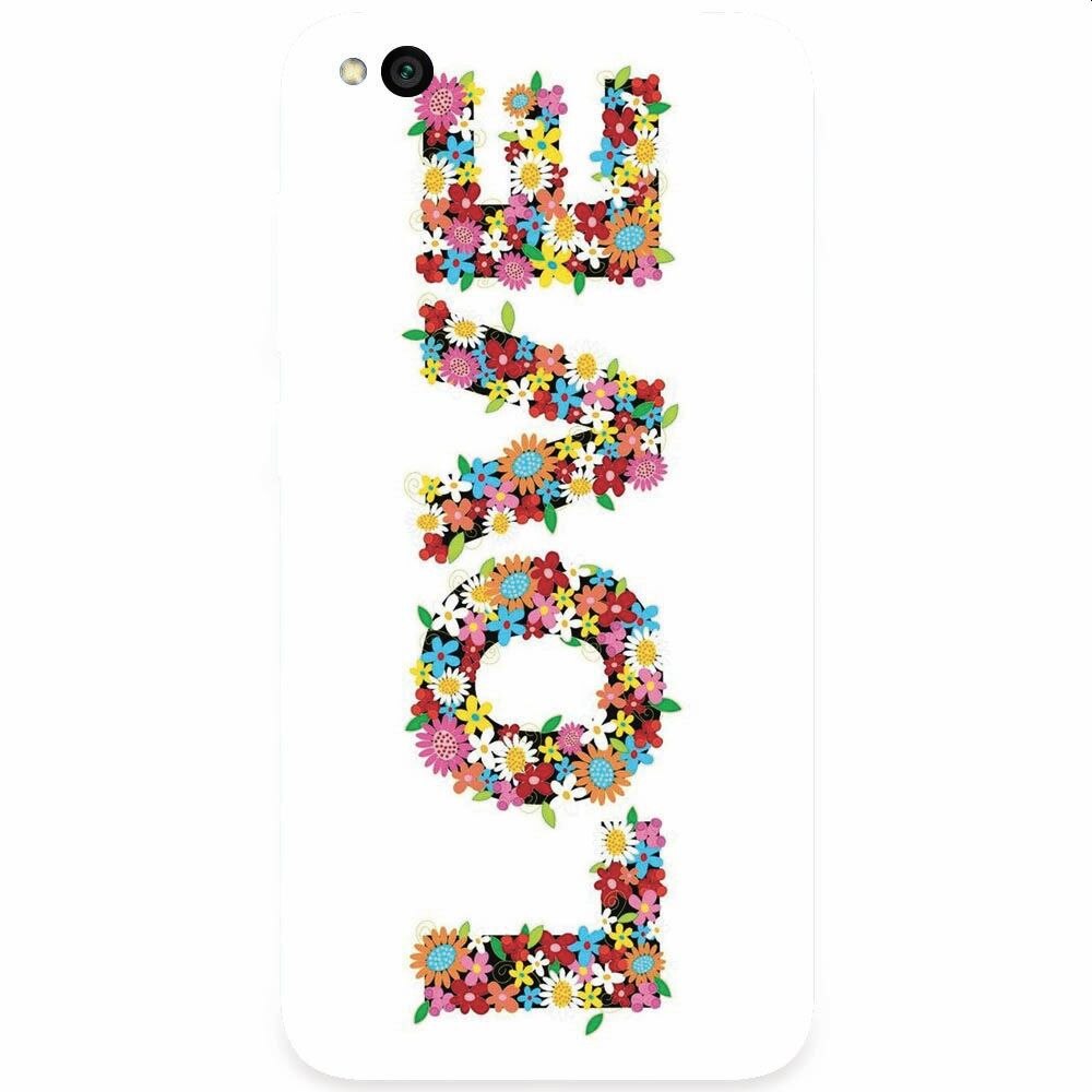 Husa silicon pentru Xiaomi Redmi Go, Love Made By Flowers