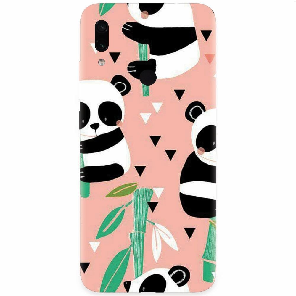 Husa silicon pentru Xiaomi Redmi Note 7, Baby Panda 001