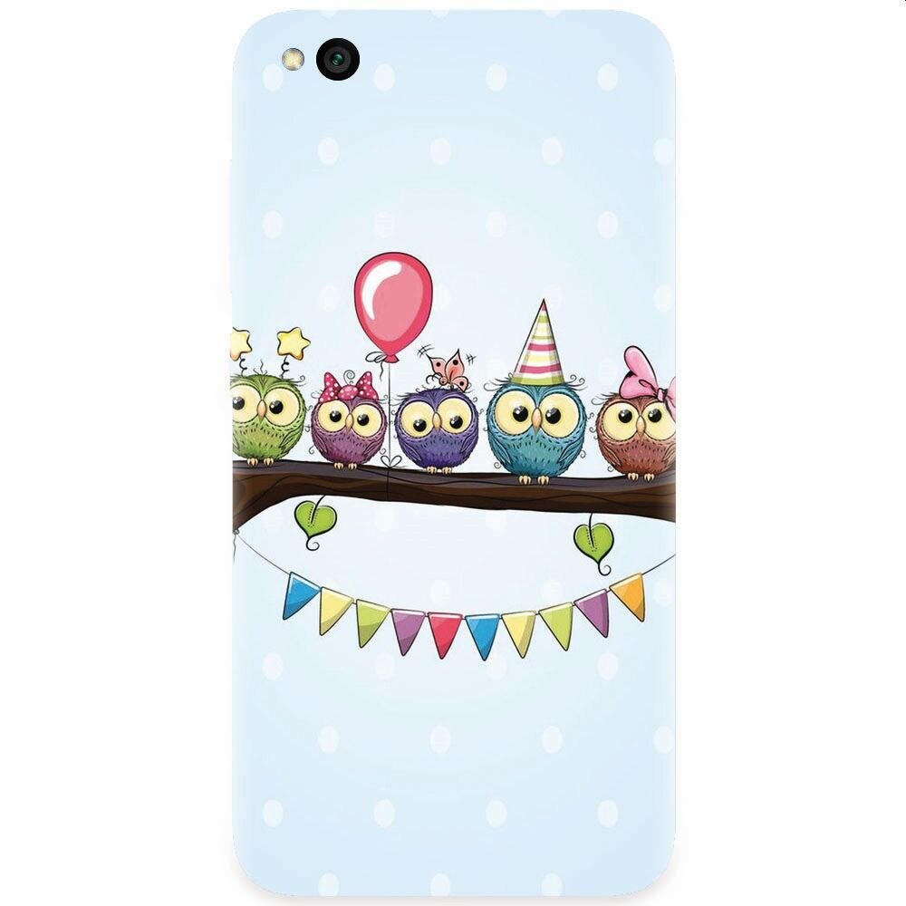 Husa silicon pentru Xiaomi Redmi Go, Party Birds
