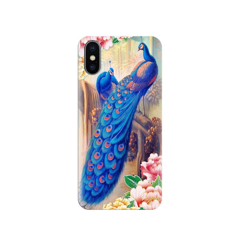 Husa Iphone X Beauty Peacock