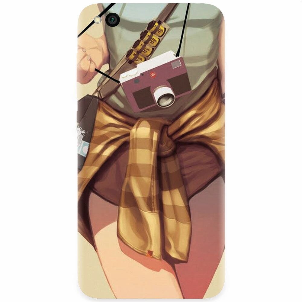 Husa silicon pentru Xiaomi Redmi Go, Photograph Girl