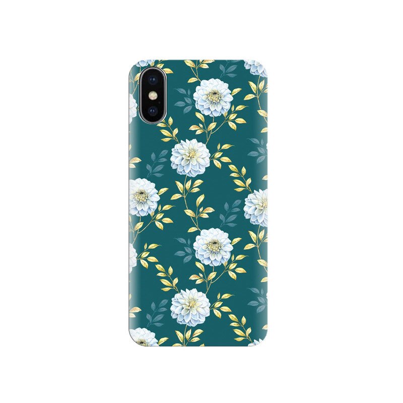 Husa Iphone X Animated White Flower