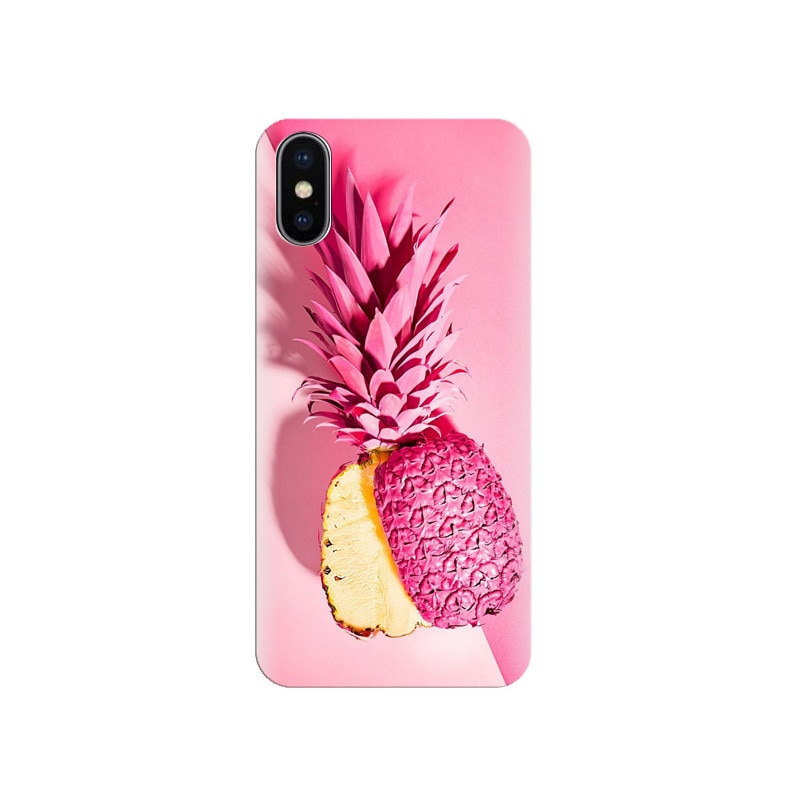 Husa Iphone X Pink Pineapple 001
