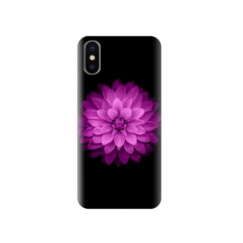 Husa Iphone X Purple Flowers Phone 001