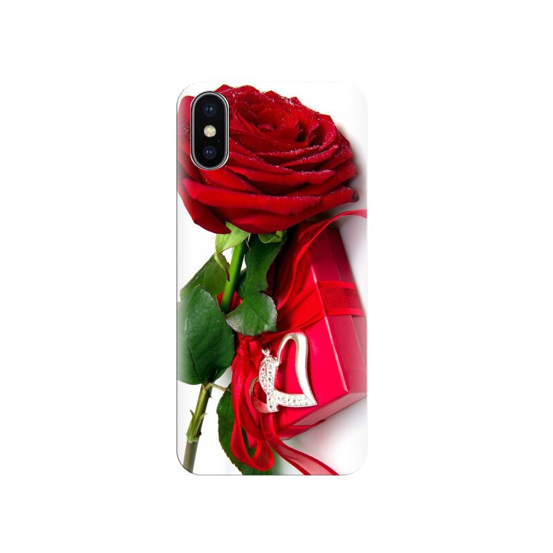 Husa Iphone X Red Rose 002