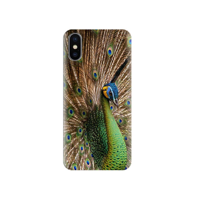 Husa Iphone X Peacock Cute Girly