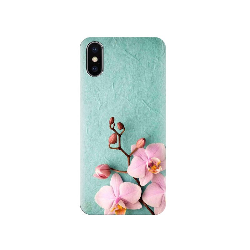 Husa Iphone X Pink Flower Cellphone