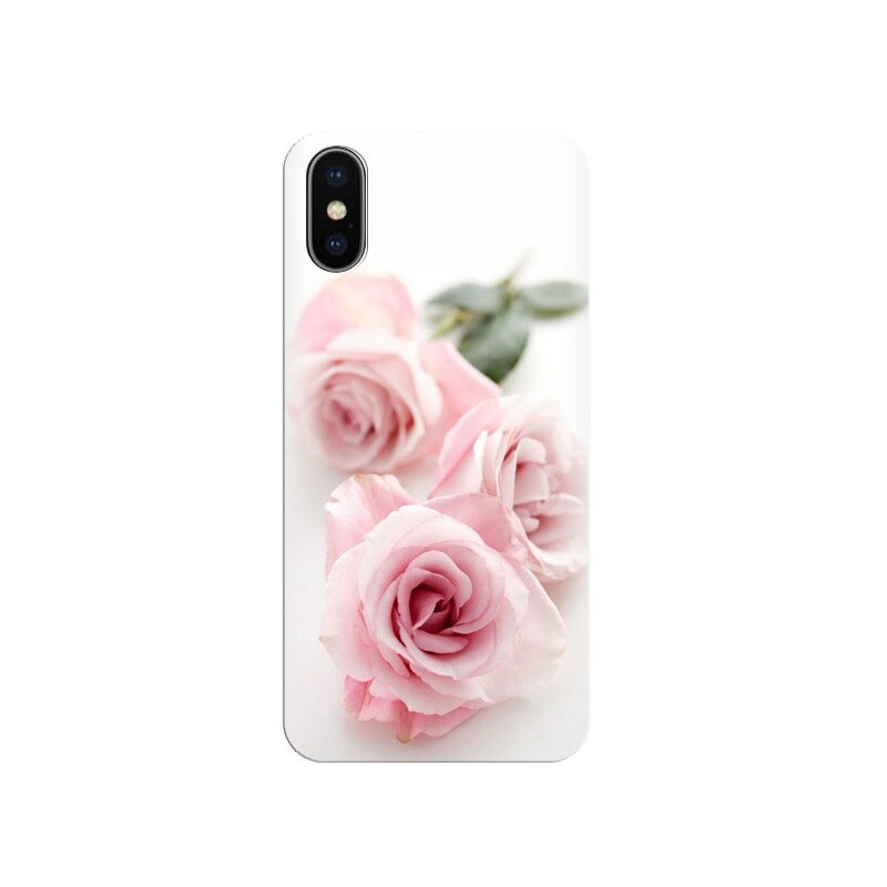 Husa Iphone X Pink Flower 005