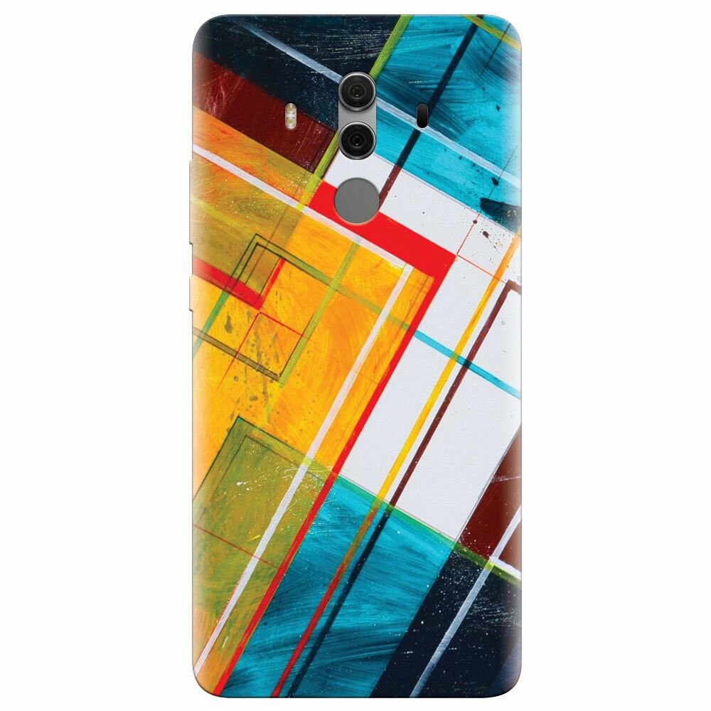 Husa silicon pentru Huawei Mate 10 Pro, Abstraction Color Shape