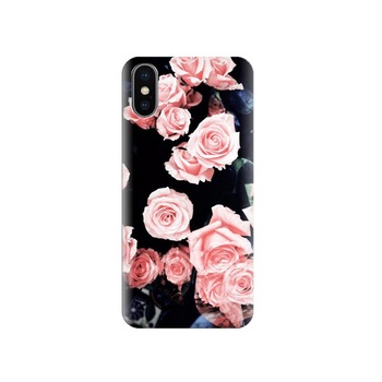 Husa Iphone X Pink Rose Girly Husa Iphone X Pink Rose Girly