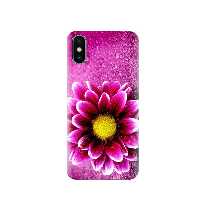 Husa Iphone X Purple Flowers Cellphone