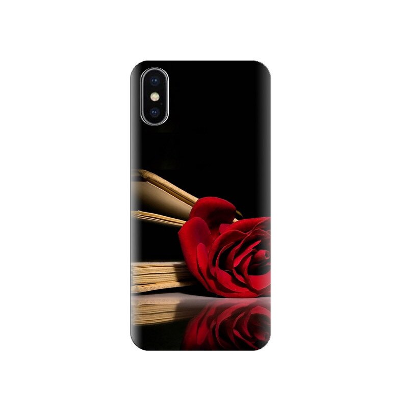 Husa Iphone X Red Rose 001