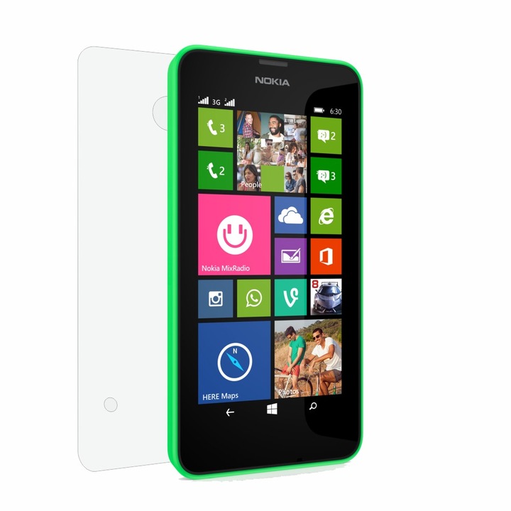Classic Smart Protection Lumia 635 задно защитно фолио, пълна защита на гърба + Smart Spray®, Smart Squeegee® и включени микрофибър