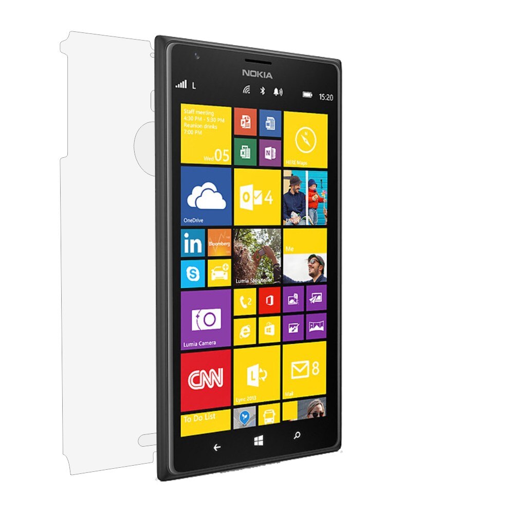 Folie de protectie Clasic Smart Protection Lumia 1520 spate,protectie completa spate+Smart Spray®,Smart Squeegee® si microfibra incluse