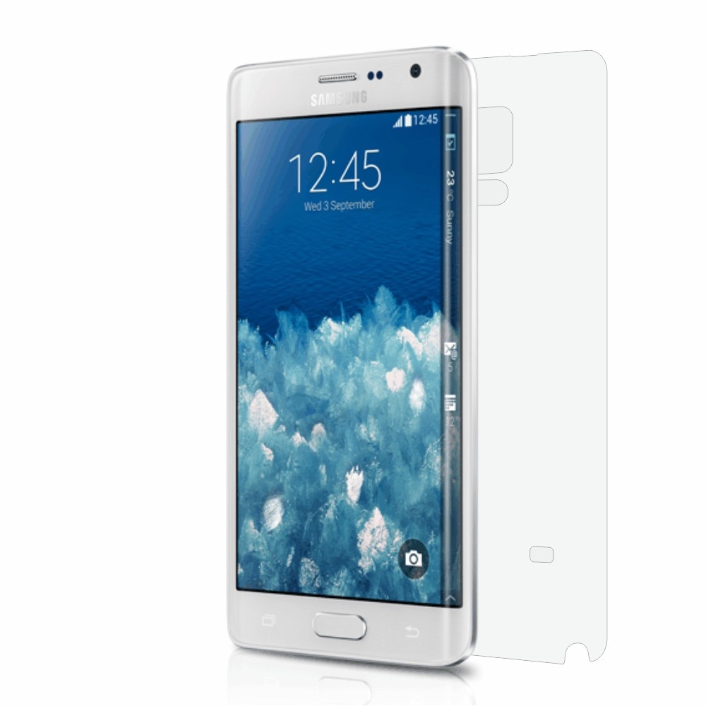 Folie de protectie Clasic Smart Protection Samsung Galaxy Note Edge spate,protectie completa spate+Smart Spray®,Smart Squeegee® si microfibra incluse