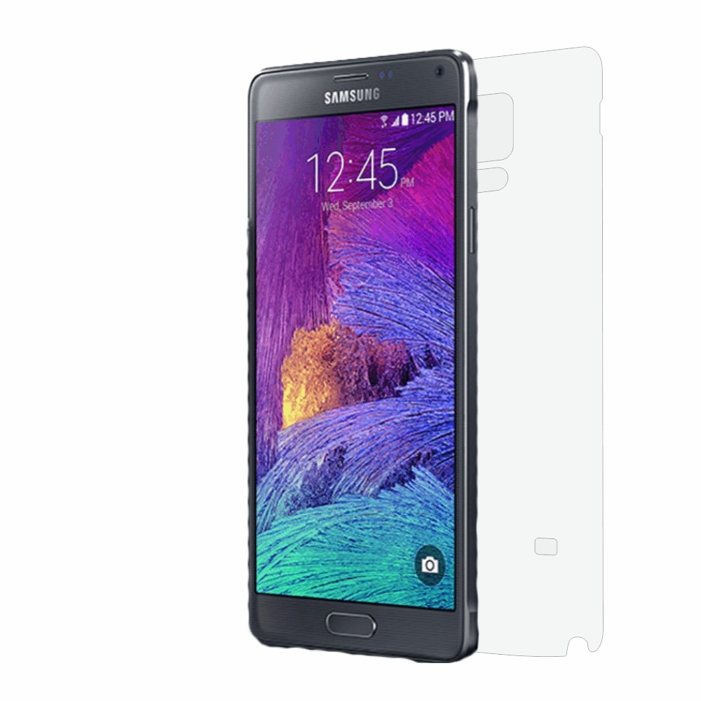 Folie de protectie Clasic Smart Protection Samsung Galaxy Note 4 spate,protectie completa spate+Smart Spray®,Smart Squeegee® si microfibra incluse