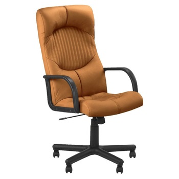 Scaun directorial GERMES BX, Brun deschis piele ecologica Scaun directorial GERMES BX, Brun deschis piele ecologica