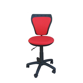Scaun birou copii MINISTYLE, Rosu-negru stofa cagliari Scaun birou copii MINISTYLE, Rosu-negru stofa cagliari