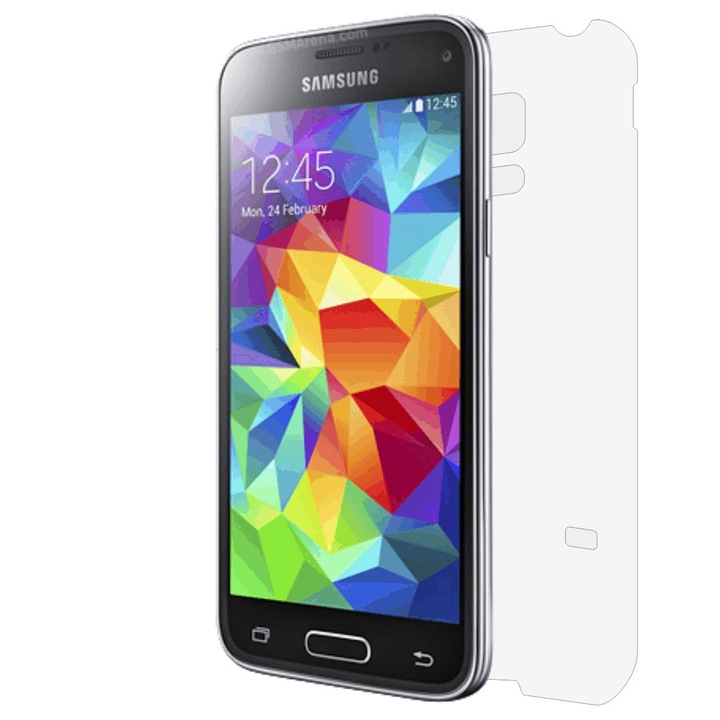 Защитно фолио Classic Smart Protection Samsung Galaxy S5 Mini Dualsim гръб, пълна защита на гърба + Smart Spray®, Smart Squeegee® и микрофибър включени