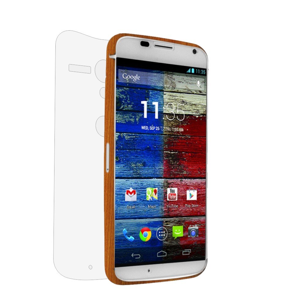 Folie de protectie Clasic Smart Protection Moto X Wood spate,protectie completa spate+Smart Spray®,Smart Squeegee® si microfibra incluse