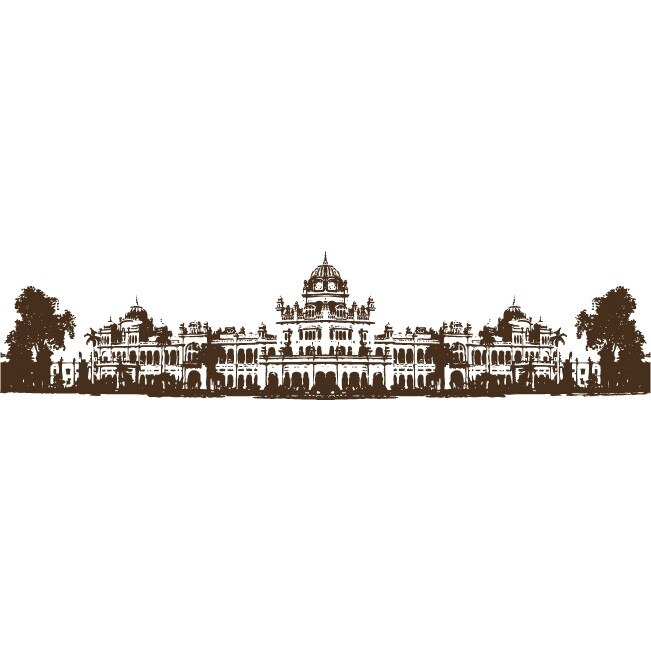 Peisaj din oras - Sticker Decorativ - Choco - 165 x 38 cm