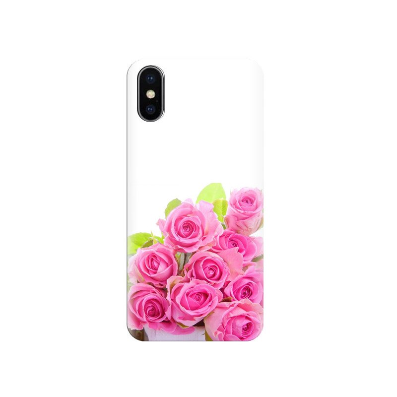 Husa Iphone X Pink Flower 007
