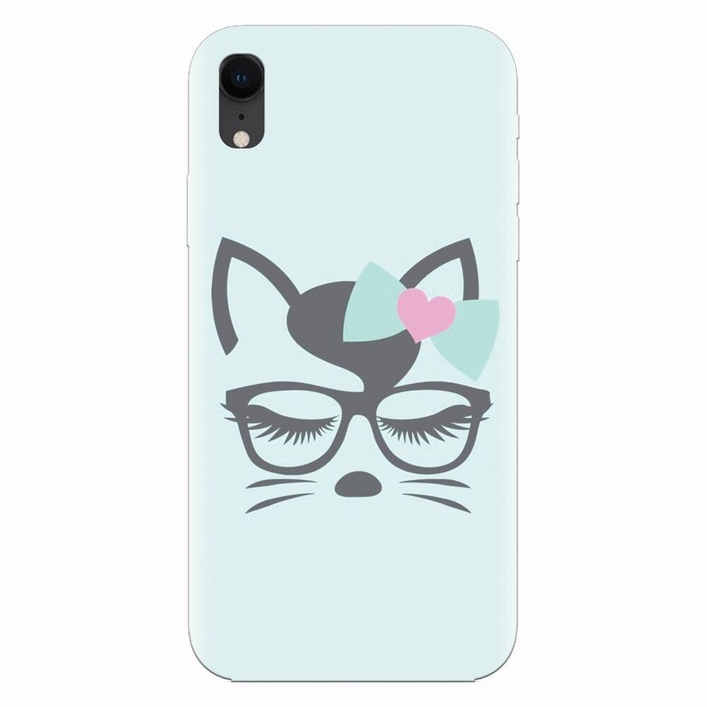 Husa silicon pentru Apple Iphone XR, Angel Cat