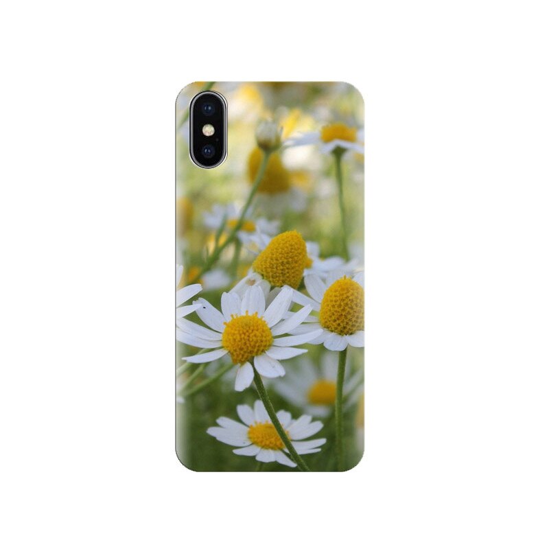 Husa Iphone X White Flower Phone 001