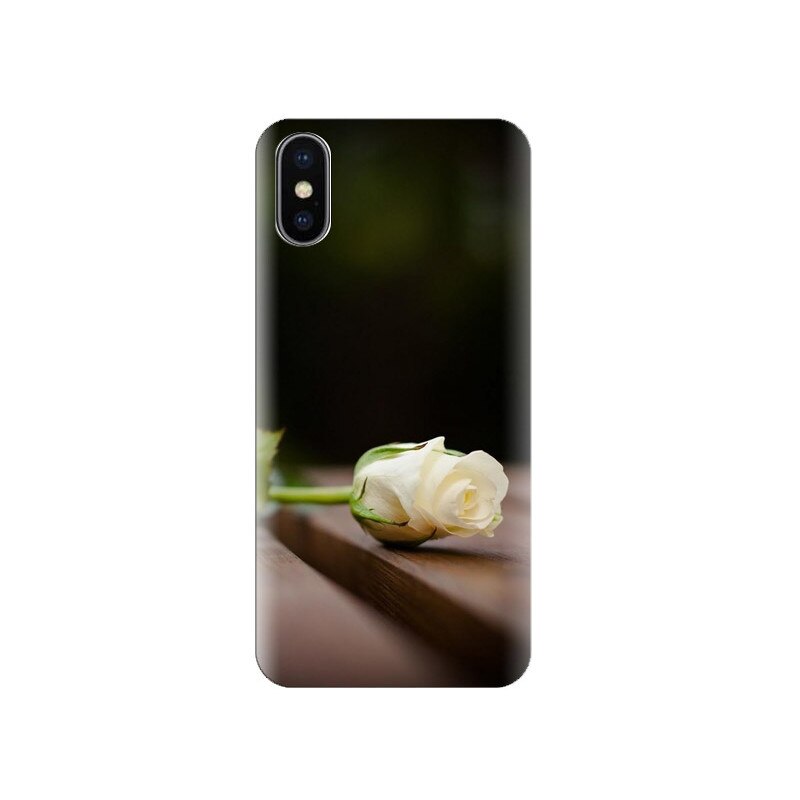 Husa Iphone X White Flower 004