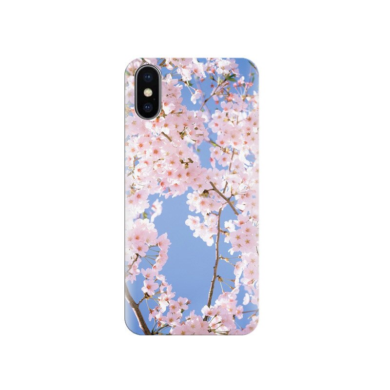 Husa Iphone X White Flower 001
