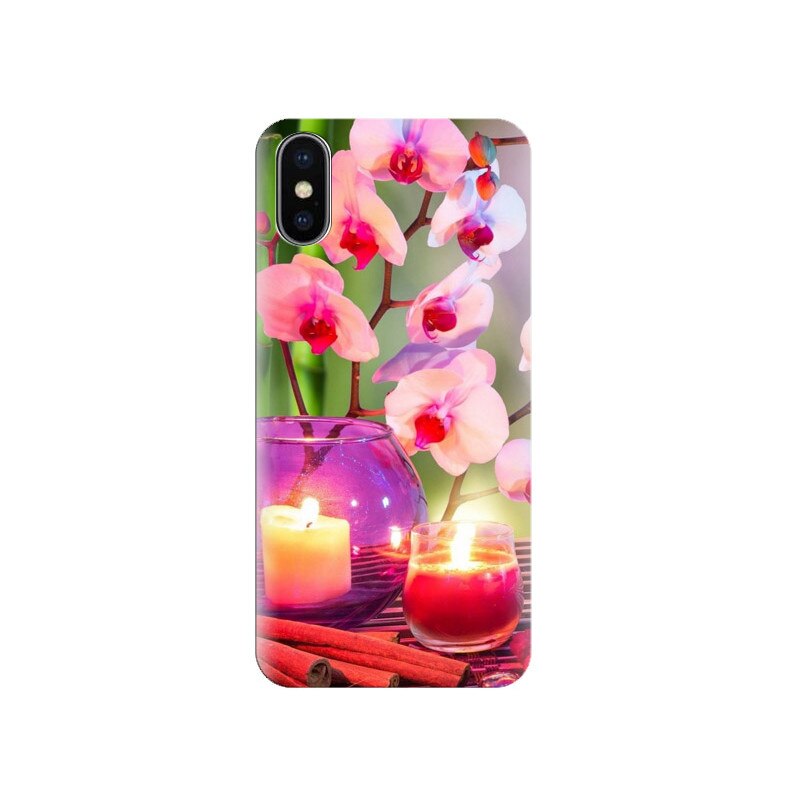 Husa Iphone X White Flower
