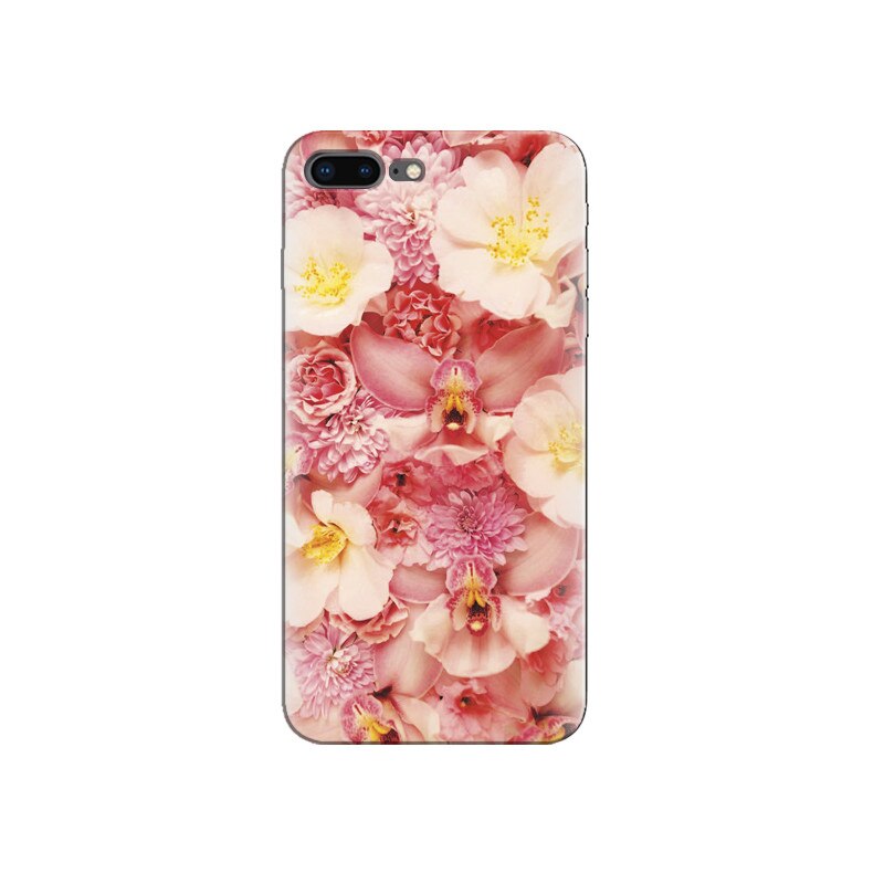 Husa Iphone 8 Plus Pink Flower Phone 002