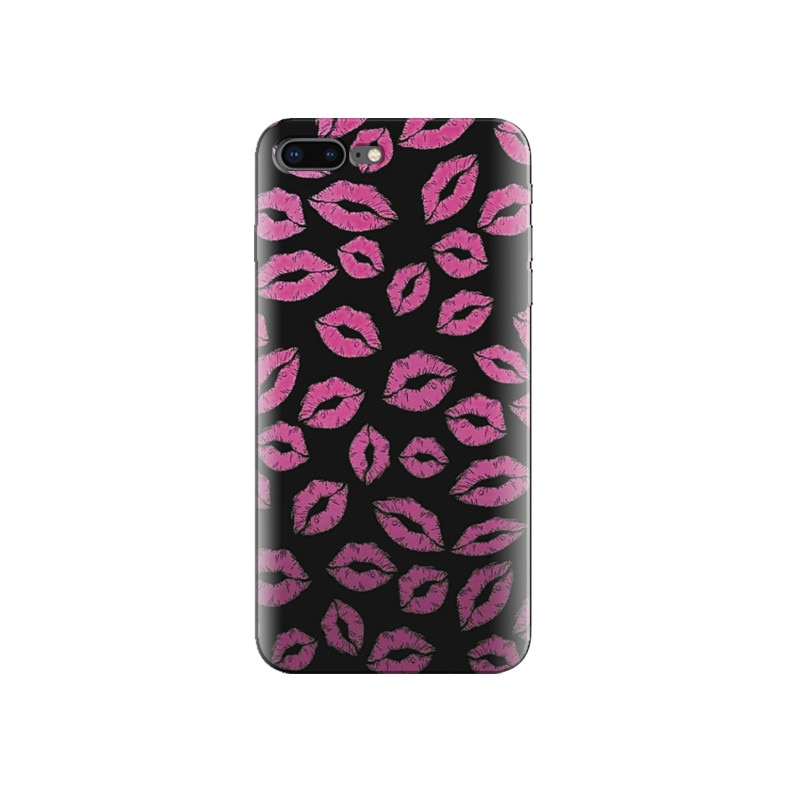 Husa Iphone 8 Plus Pink Abstract With Quotes
