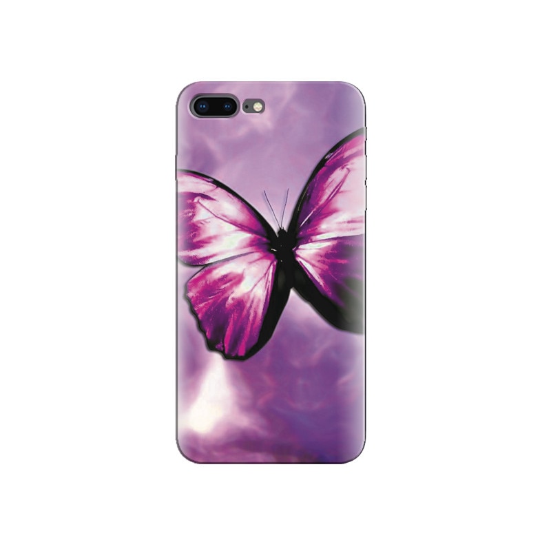 Husa Iphone 7 Plus Purple Butterfly 004
