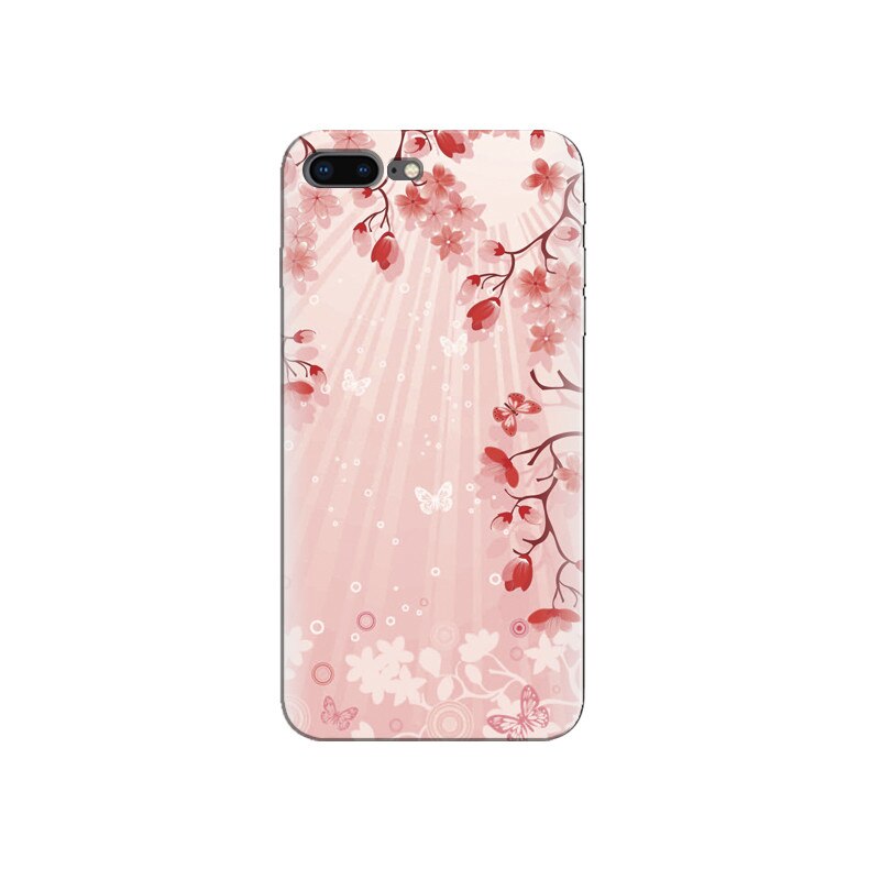 Husa Iphone 8 Plus Pink Flower Animated