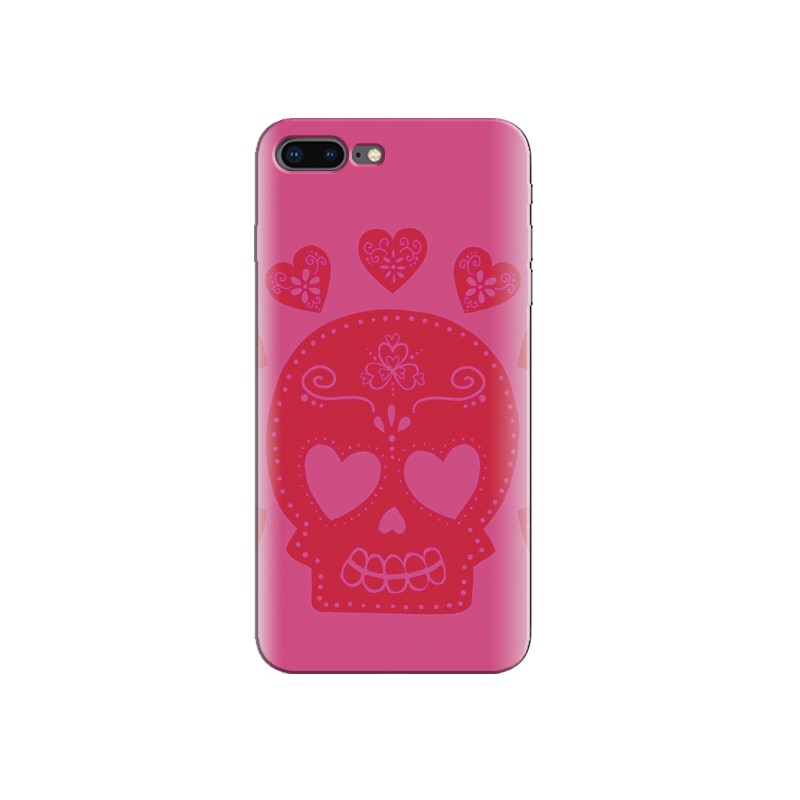 Husa Iphone 7 Plus Skull Cute Girly