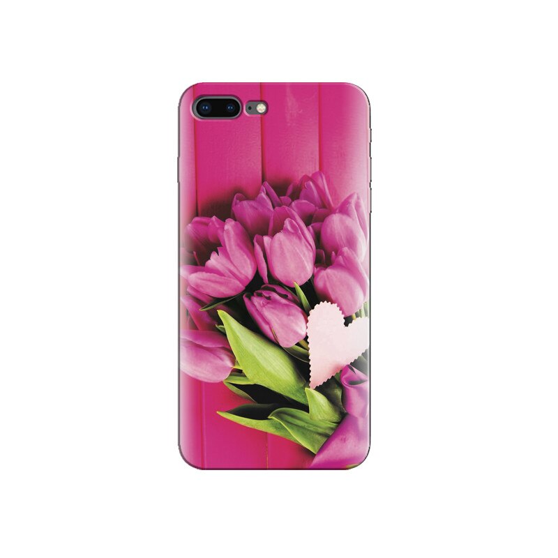 Husa Iphone 7 Plus Pink Flower 004