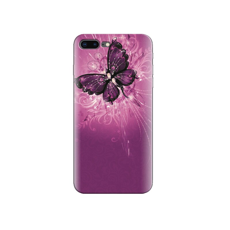 Husa Iphone 8 Plus Purple Butterfly 005