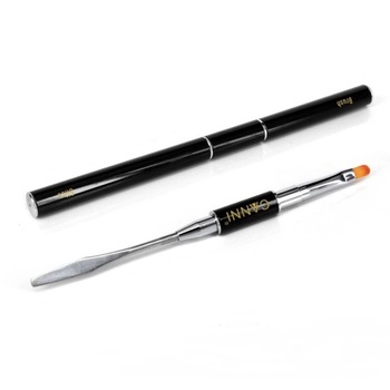 Pensula cu spatula pentru aplicare Polygel Pensula cu spatula pentru aplicare Polygel