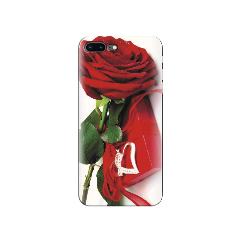 Husa Iphone 7 Plus Red Rose 002